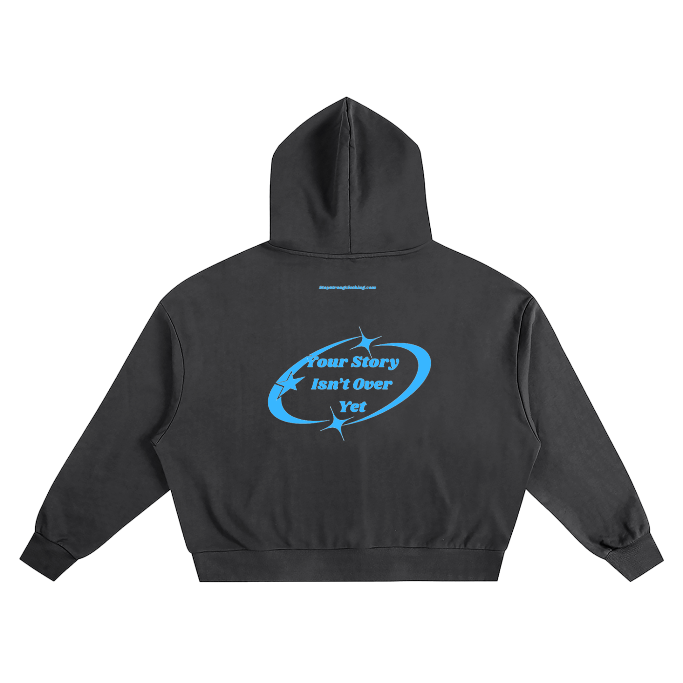 STAY STRONG Boxy Oversized Hoodie