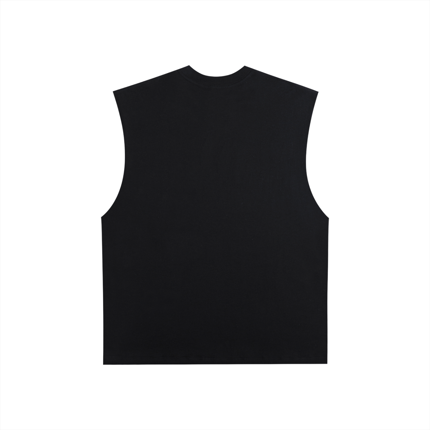 Stay Strong Basic Raw Edge Cotton Tank Top
