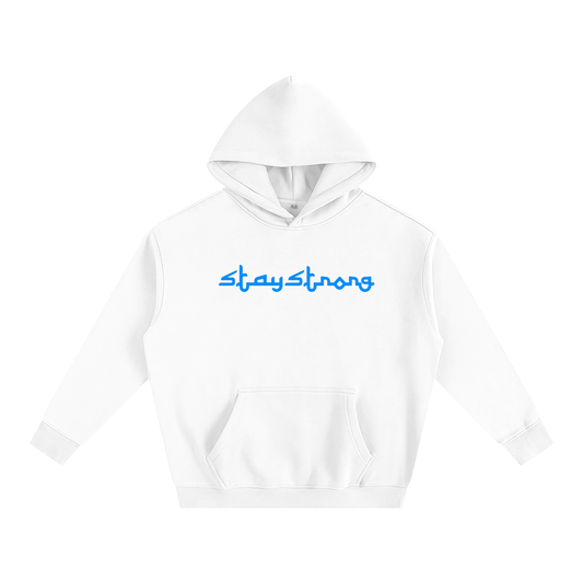 STAYSTRONG BLUE Oversize Fleeced Hoodie